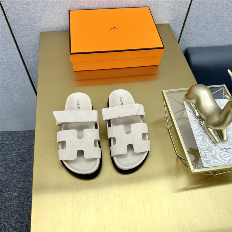 Hermès roll cake hair uncle slippers