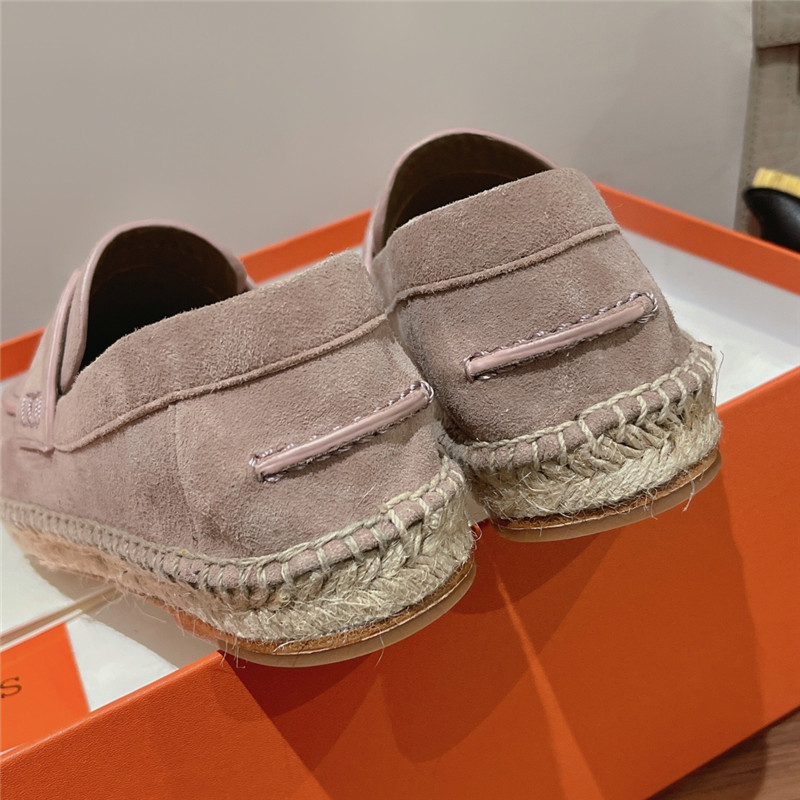 hermes classic flat loafers