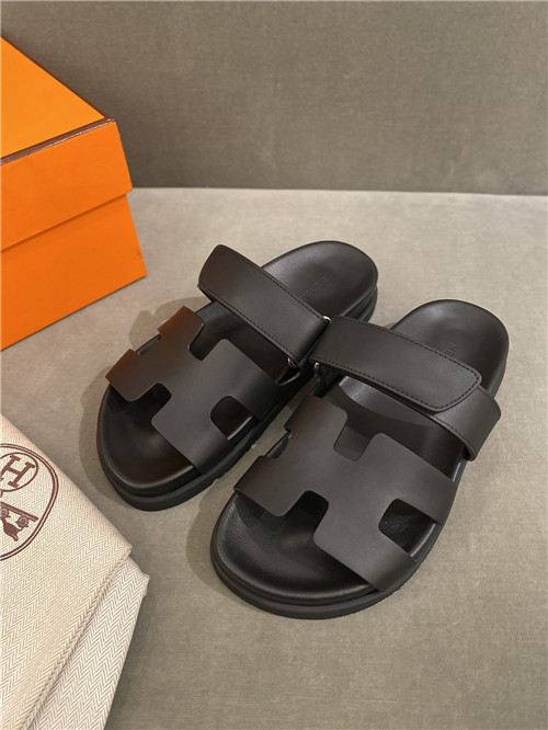 hermes h slippers women