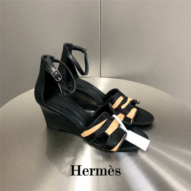 hermes legend wedge sandals