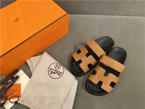 hermes h slippers women