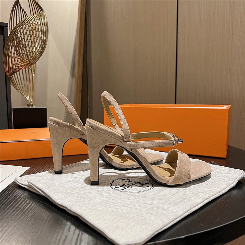 Hermes Sandals Dupe classic H high-heeled sandals