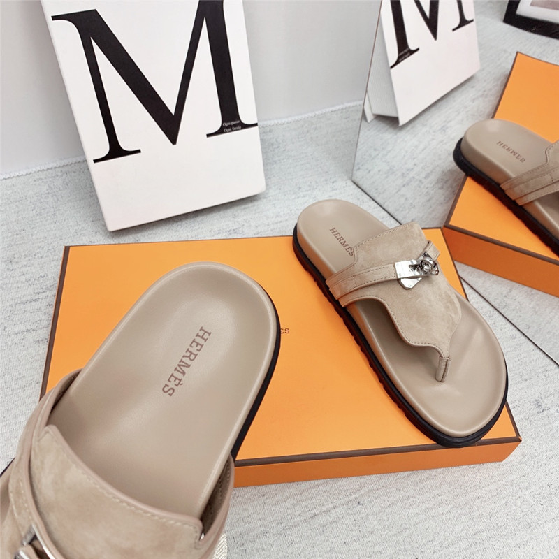 Hermès couple shoes