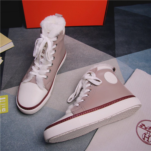 Hermes Birkin Replica wool high-top shoes