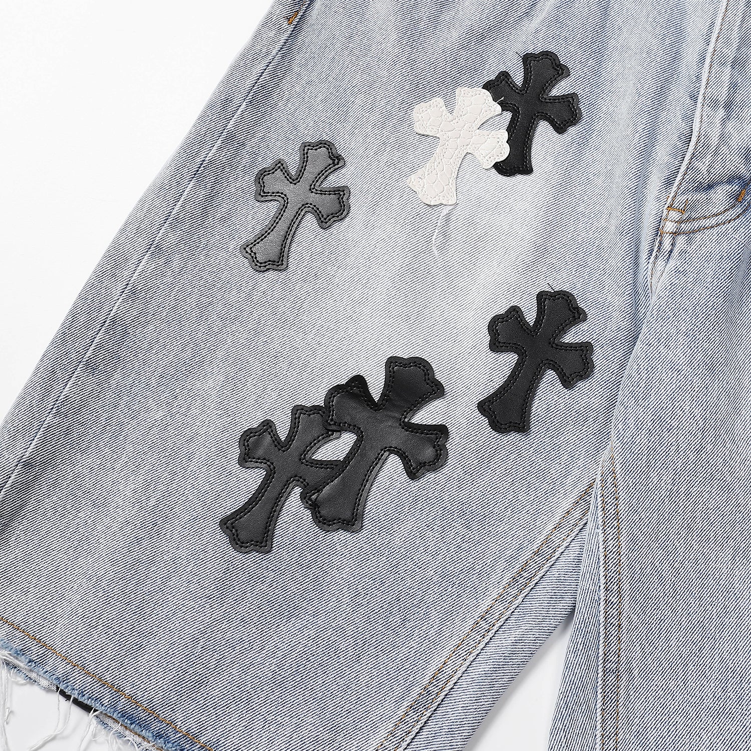 Chrome Hearts Denim Shorts