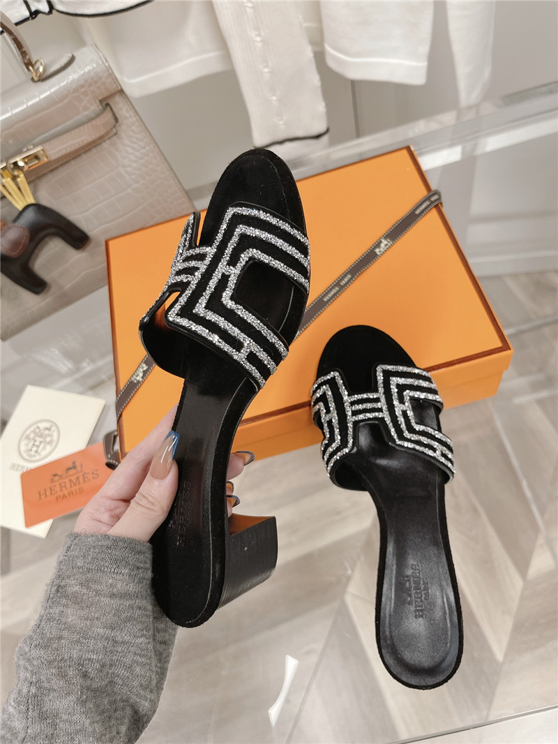 Hermes Sandals Dupe chunky heel sandals slippers