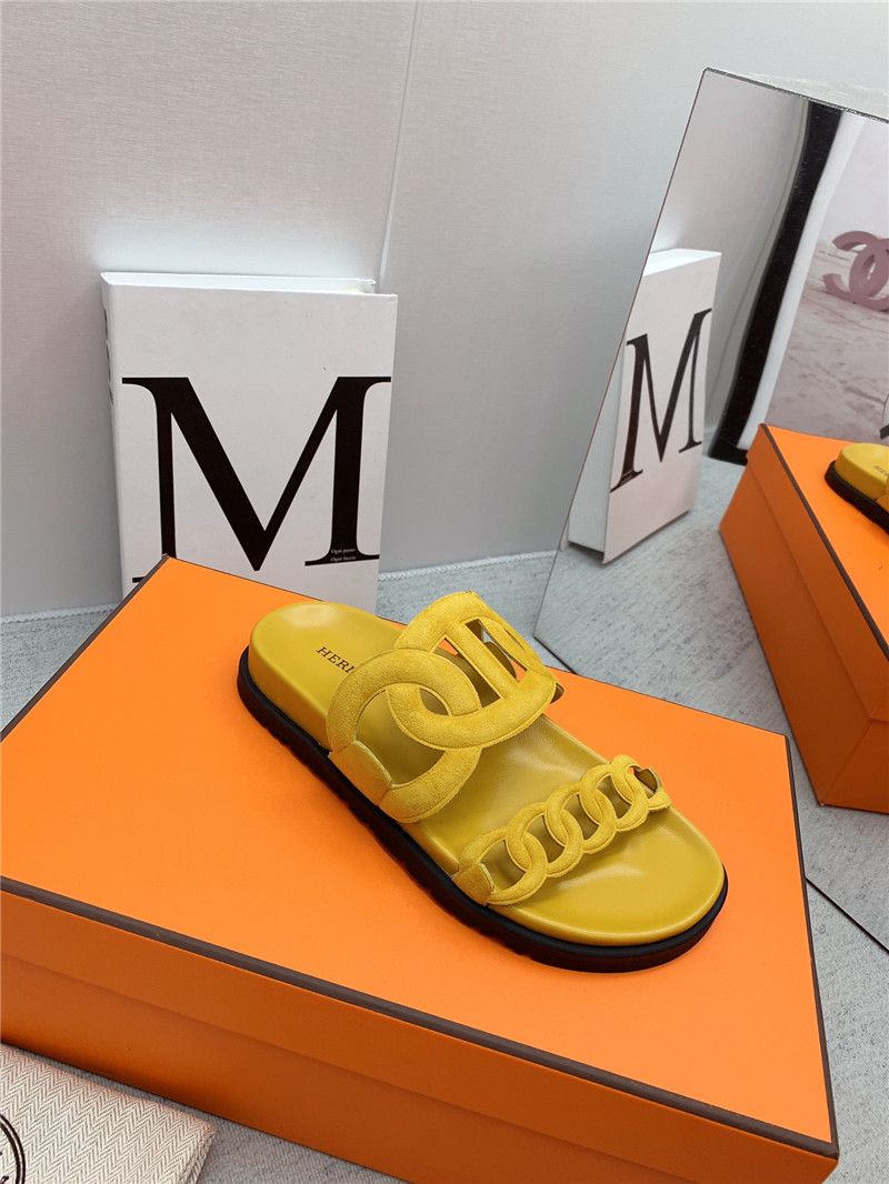 hermes flat sandals