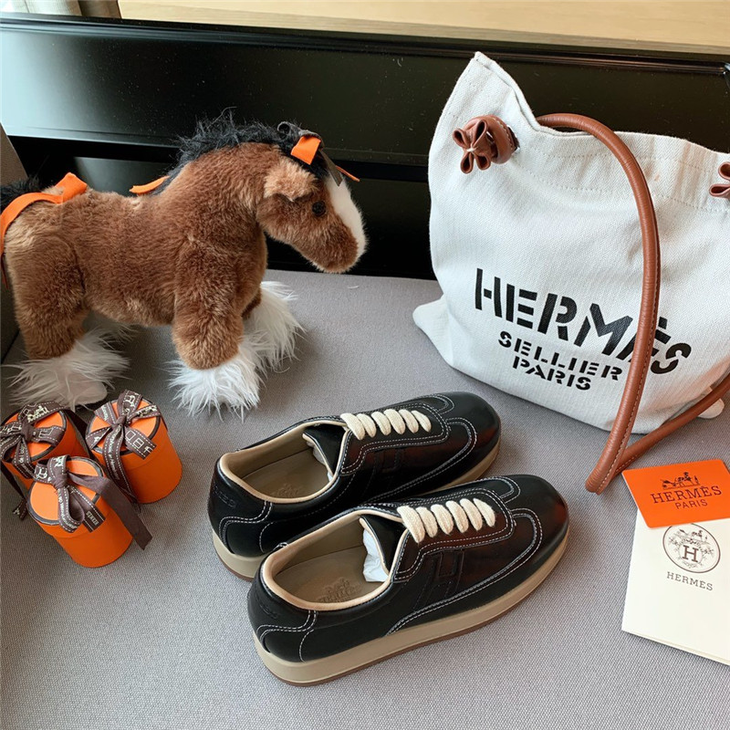 Hermes Birkin Replica vintage sneakers Black