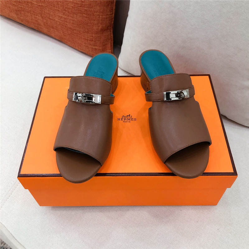 Hermes Sandals Dupe chunky heel sandals