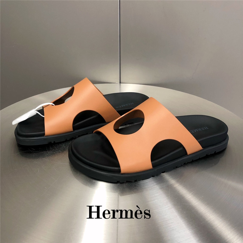 hermes edith hole slippers