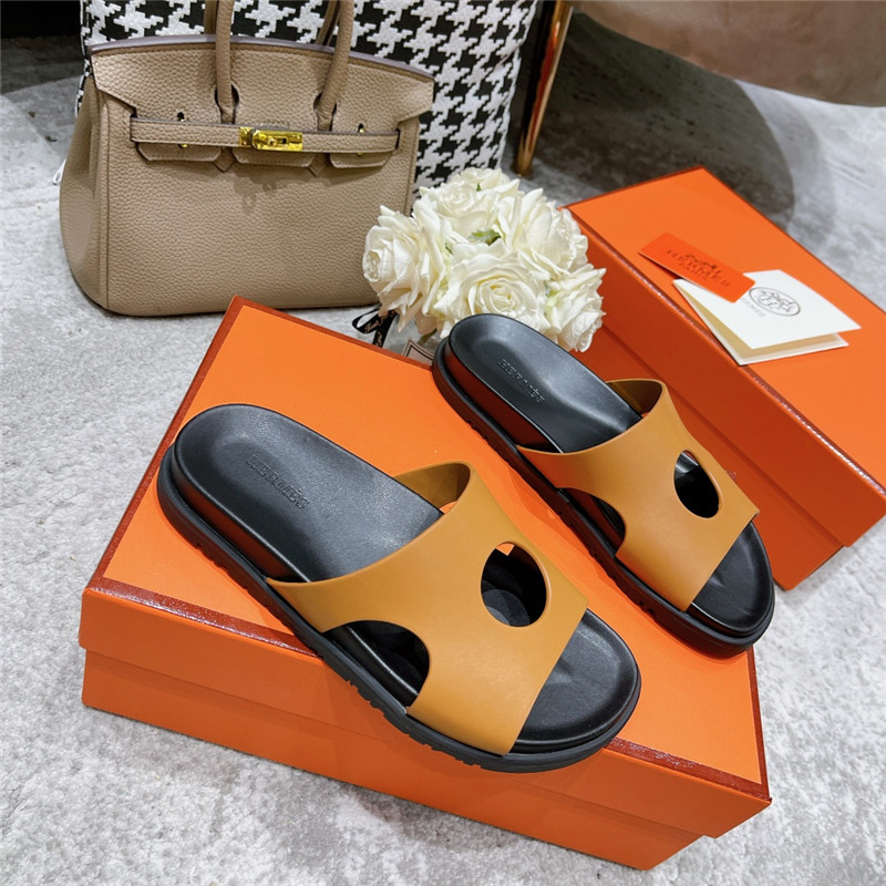 hermes platform slippers