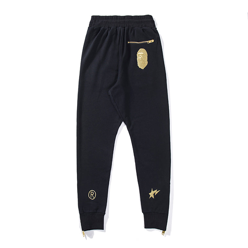 BAPE Track Pants Sweatpants Black HDCP8689