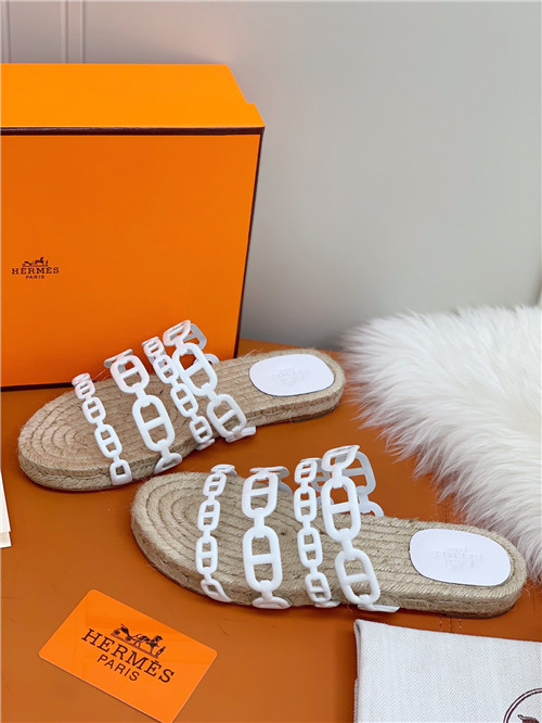 hermes flat slippers