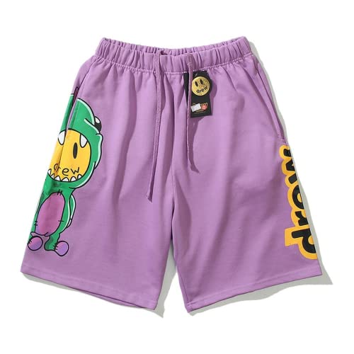 Drew Dinosaur Shorts Purple