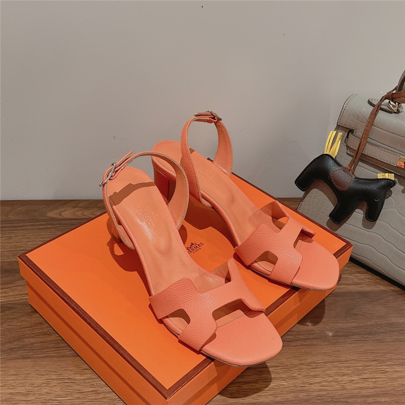 Hermès early spring counter new high-heeled sandals