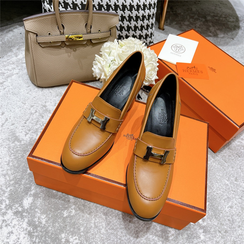 hermes dauphine mid heel mules
