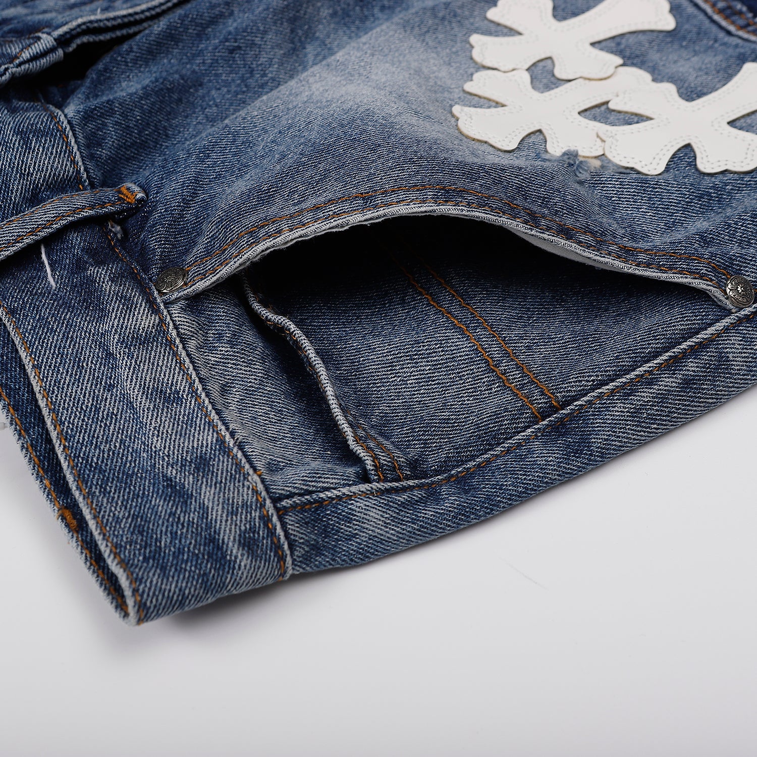 Chrome Hearts Denim Shorts