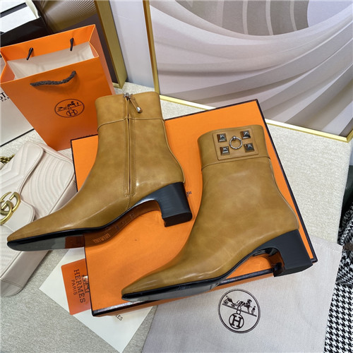 hermes stud ankle boots