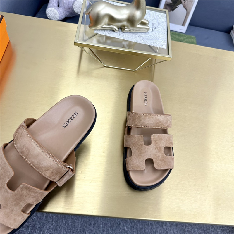 Hermès roll cake hair uncle slippers