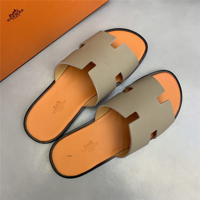 hermes H men s slippers