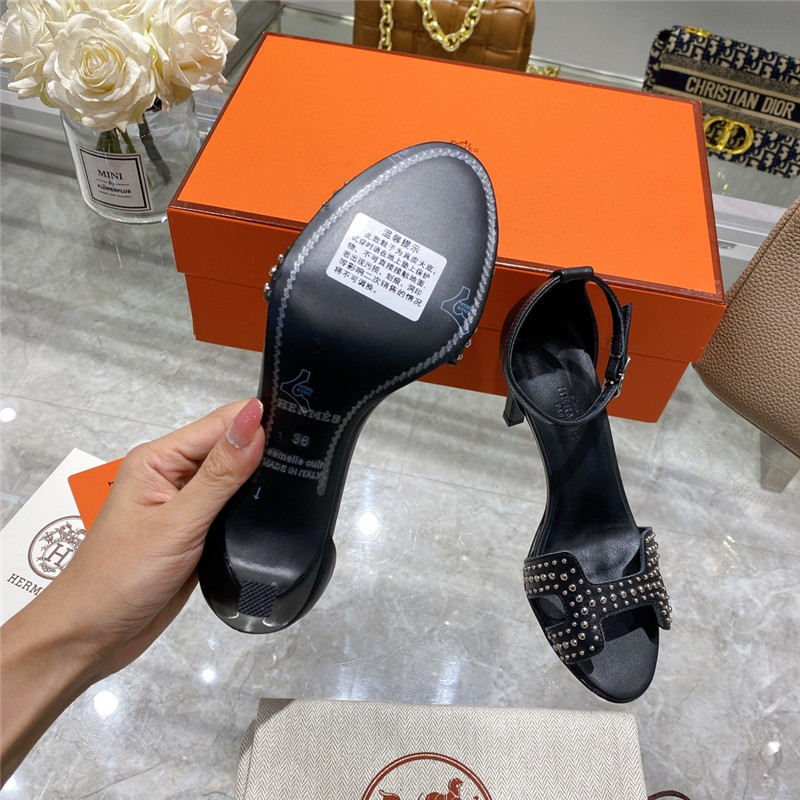 hermes high heel sandals womens