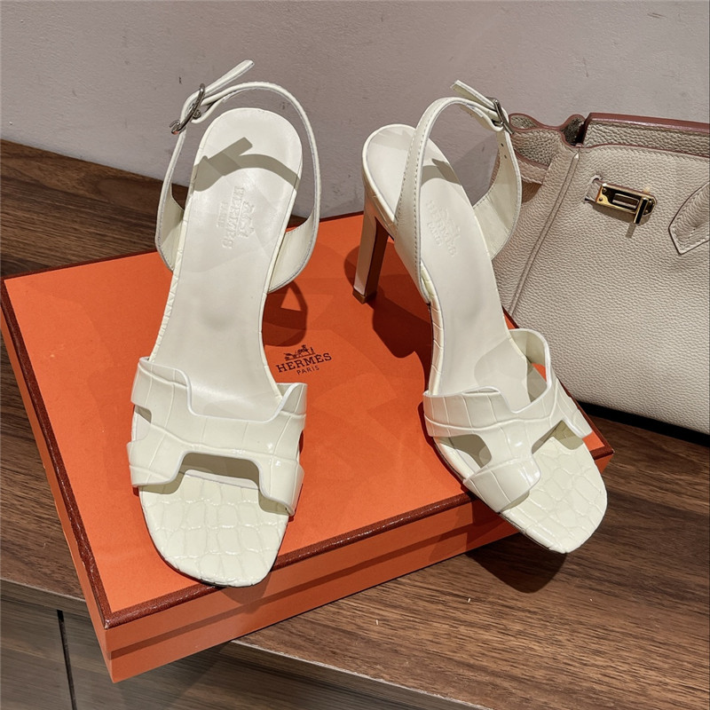 Hermès early spring counter new high-heeled sandals