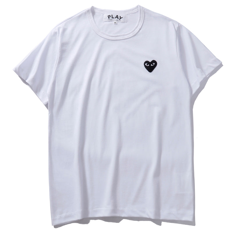 Play CDG Embroidered Heart Cotton Shirt P10