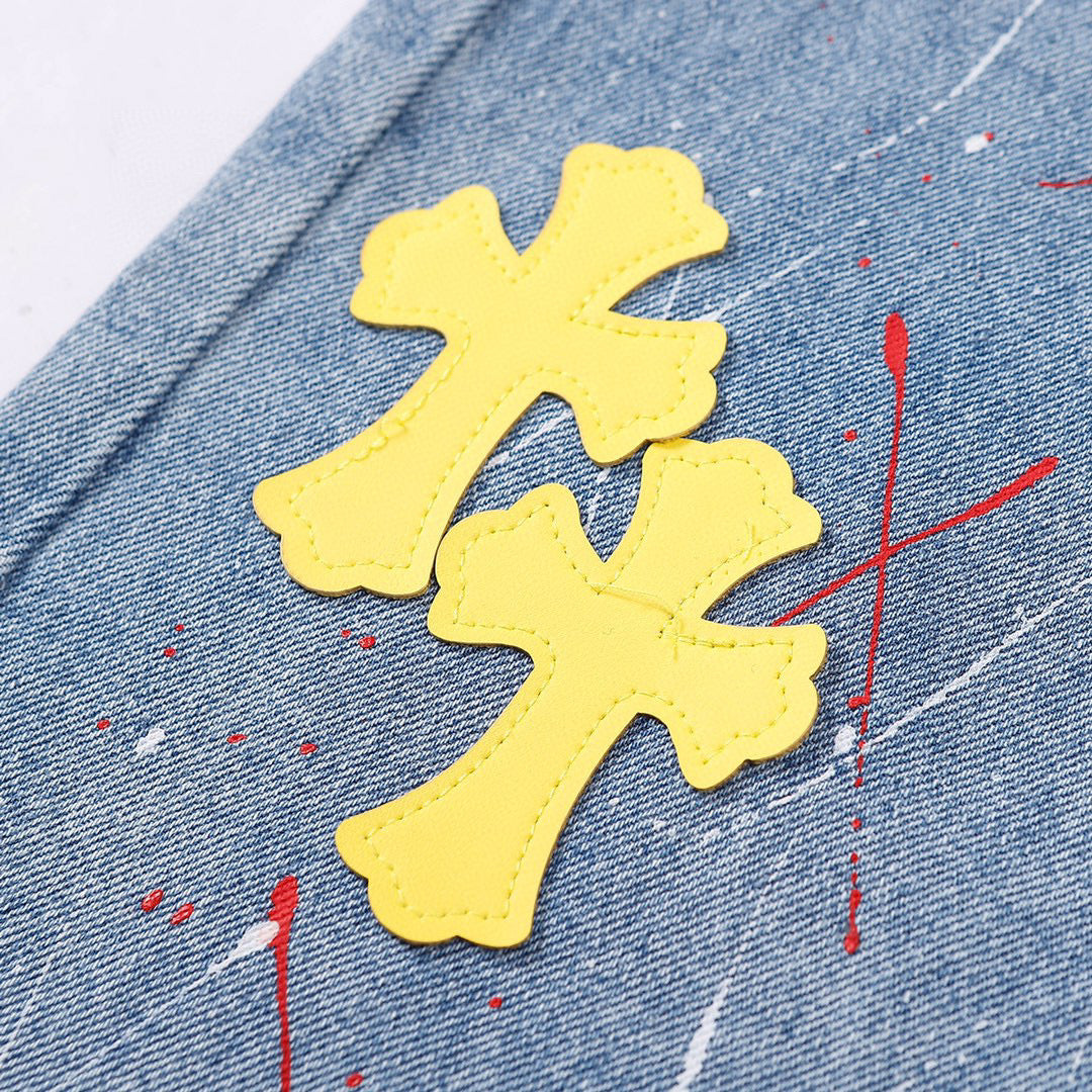 Chrome Hearts Replica Cross Denim