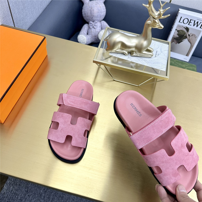 Hermès roll cake hair uncle slippers