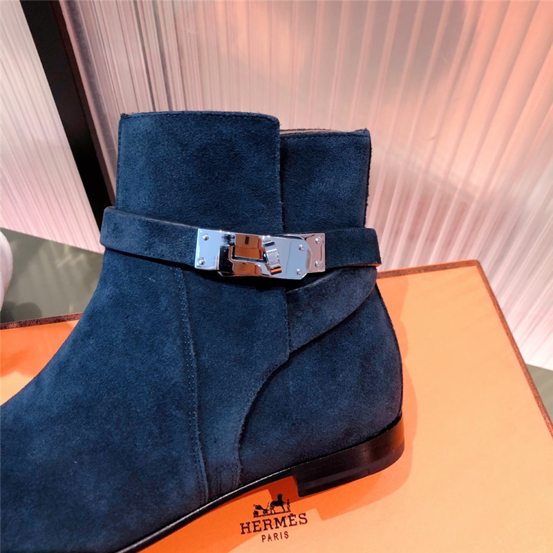 hermes kelly buckle ankle boots