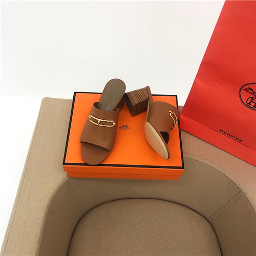 hermes lady slippers sandals