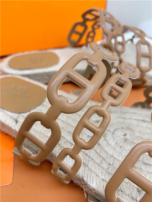 hermes flat slippers