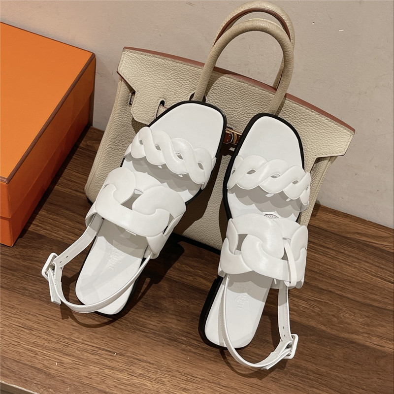 Hermès pig nose sandals