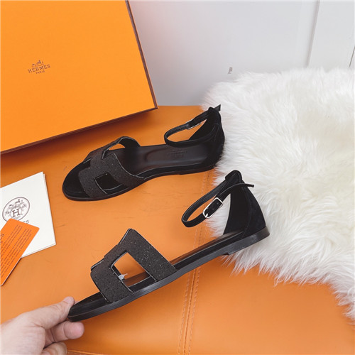 hermes flat sandals womens