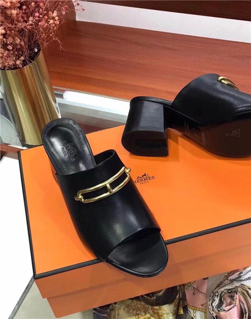 Hermes Dupes blossom mule slippers