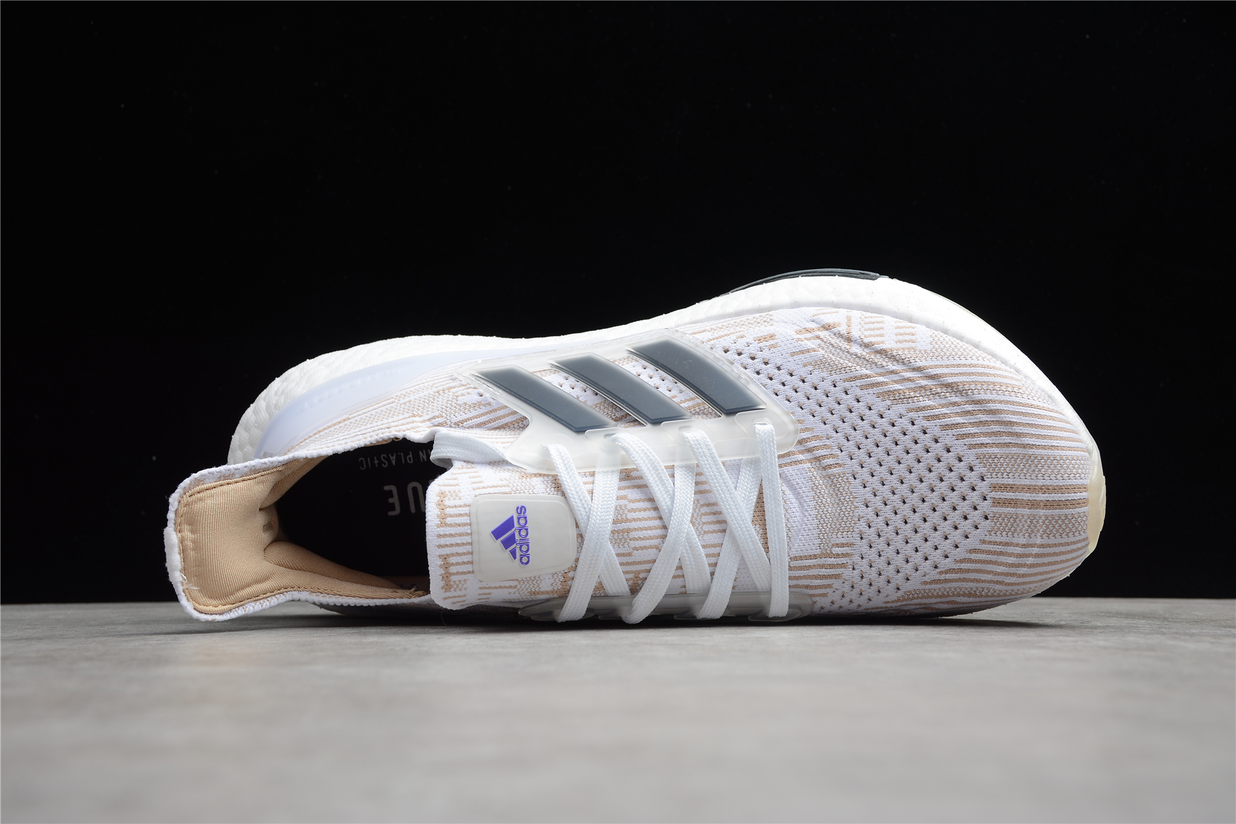 adidas Ultra Boost 21 Primeblue Non Dyed Black Stripes (W) FY0837