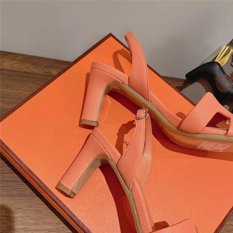 Hermès early spring counter new high-heeled sandals