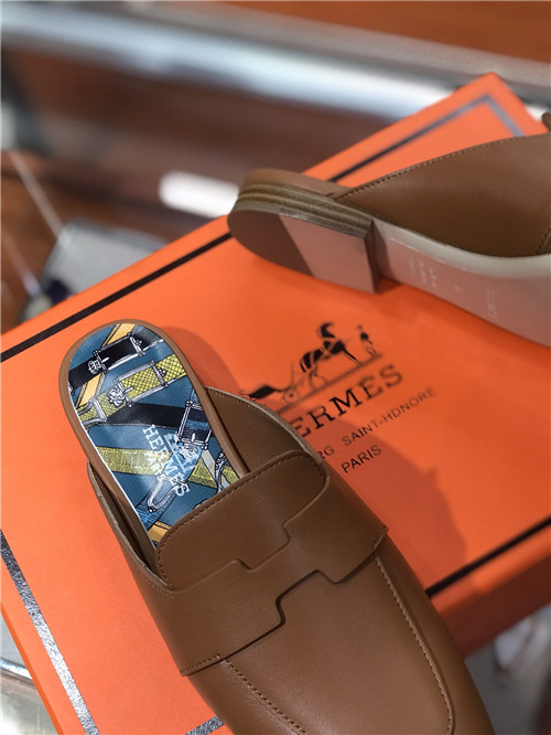 hermes loafers slippers