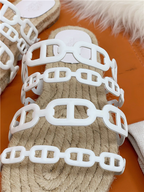 hermes flat slippers