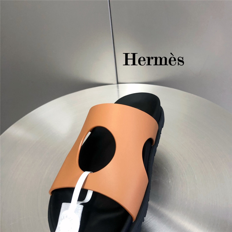 hermes edith hole slippers