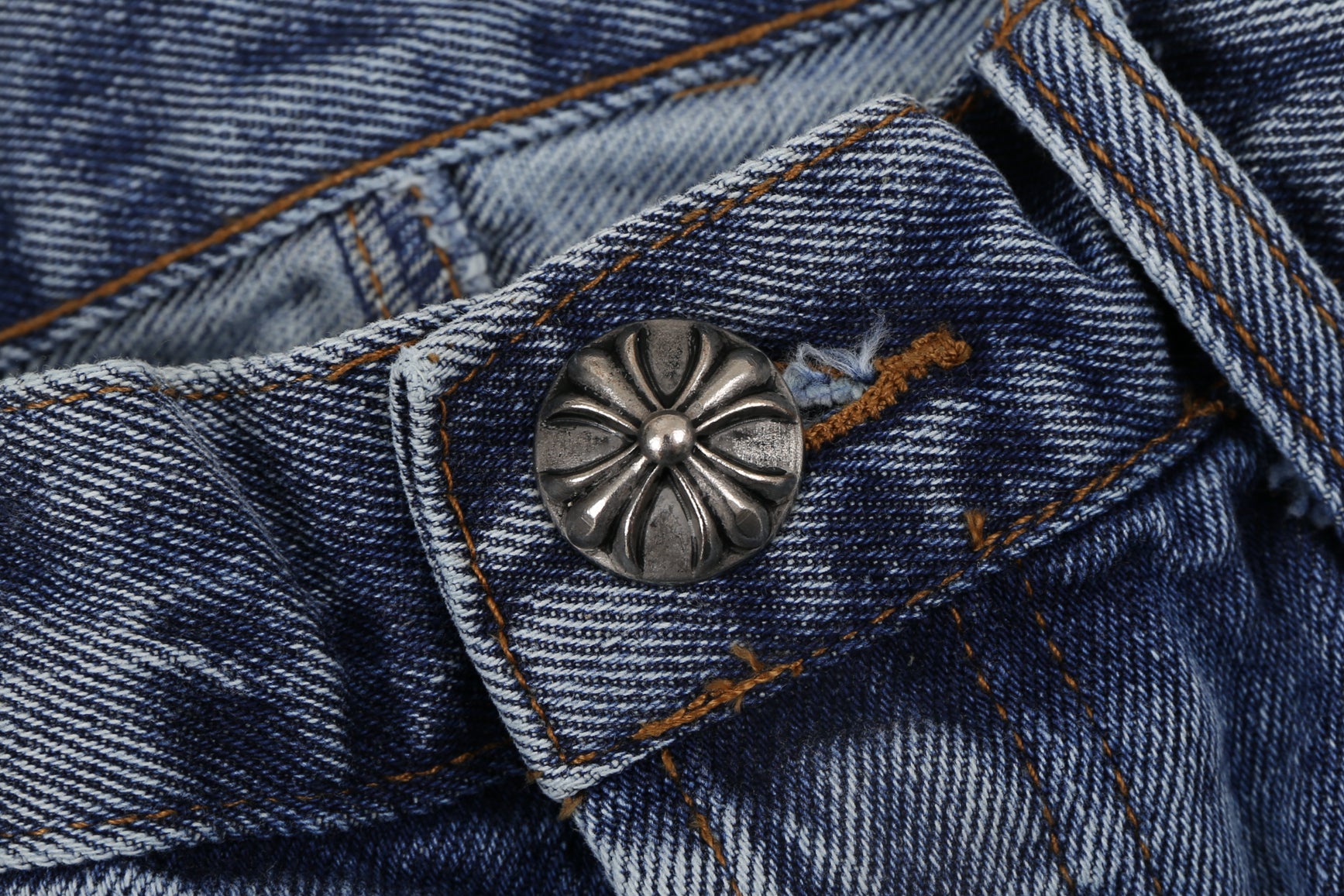 Chrome Hearts Replica Cross Flare Denim