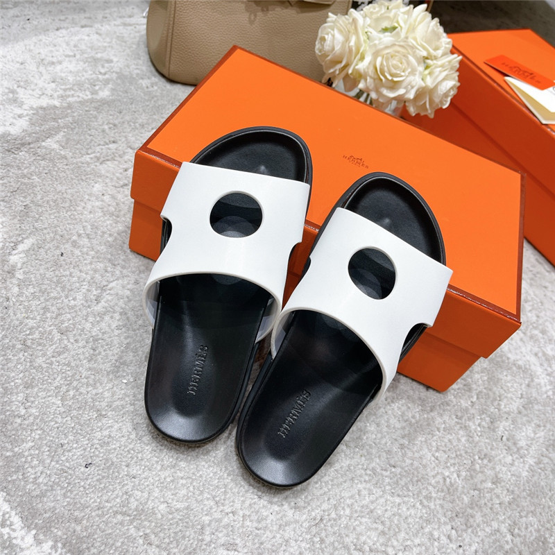 hermes platform slippers