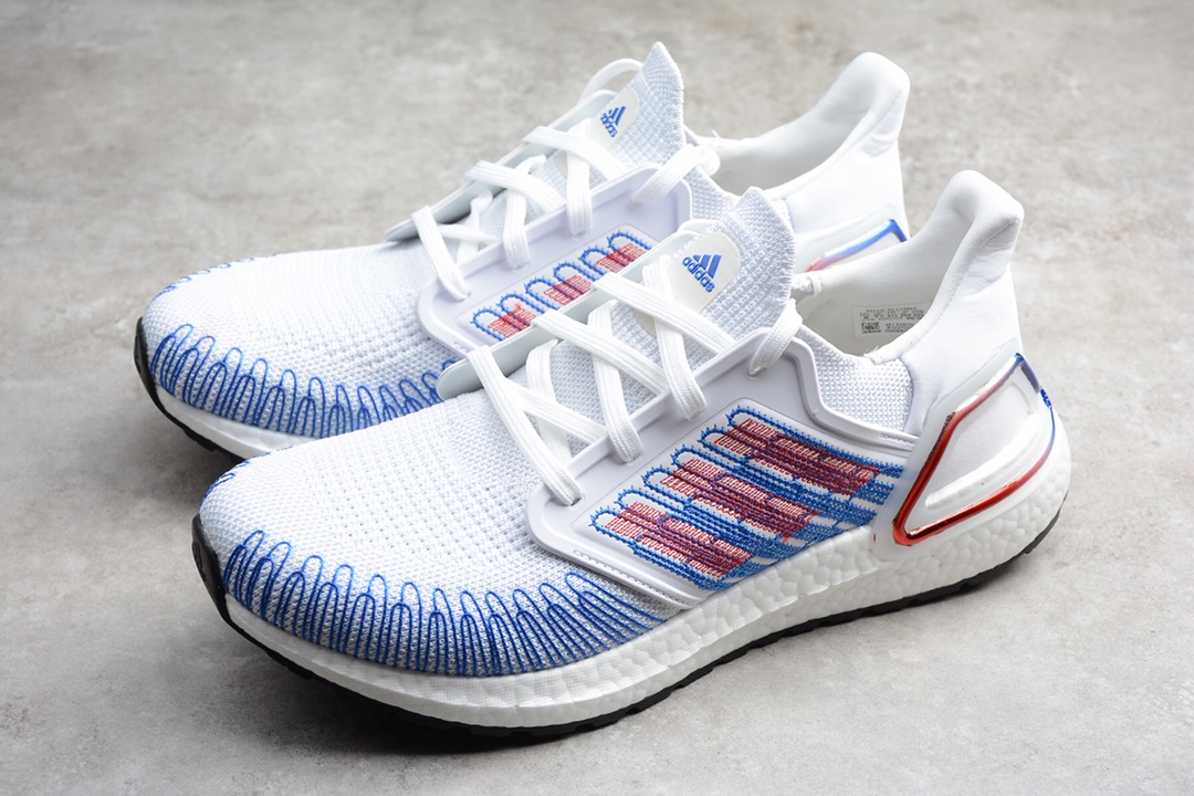 adidas Ultra Boost 20 Scarlet Royal Blue FG0712