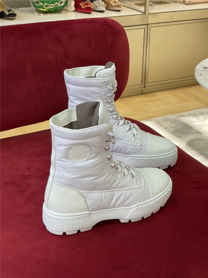 hermes down sports ankle boots