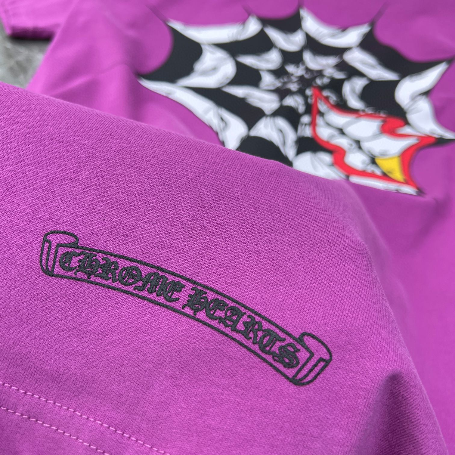 Chrome Hearts Replica Matty Boy Spider Web T-Shirt