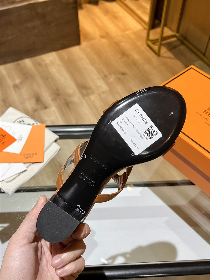 Hermes Sandals Dupe chunky heel sandals