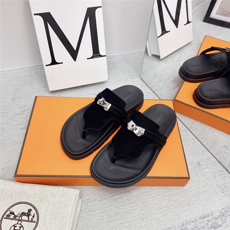 Hermès couple shoes