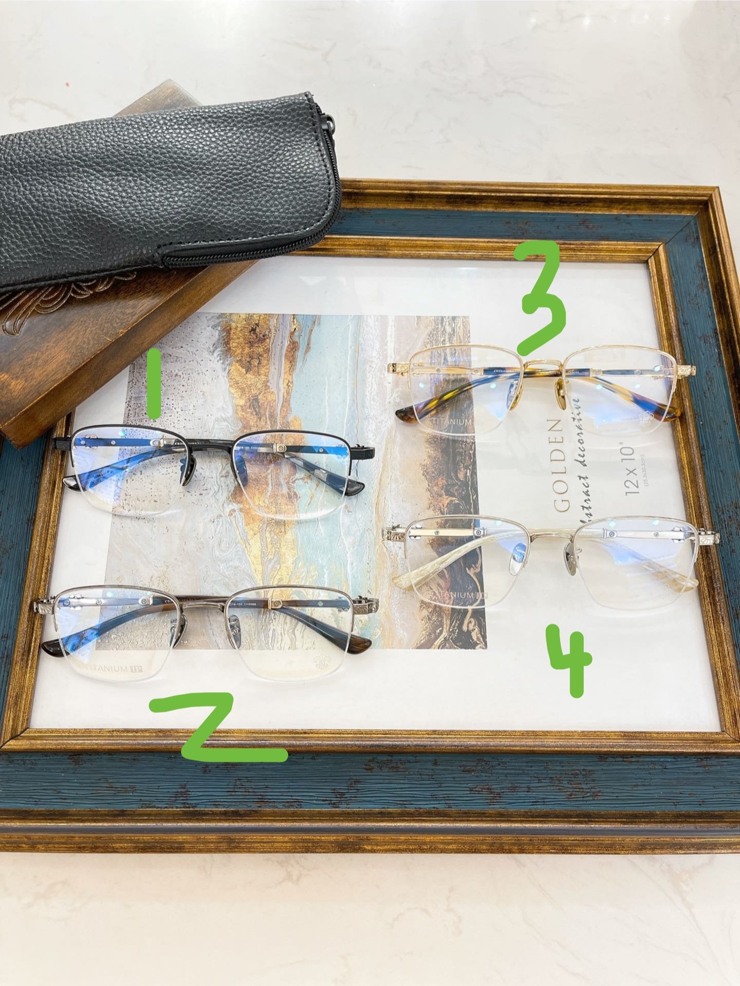 Chrome hearts glasses/eyewear