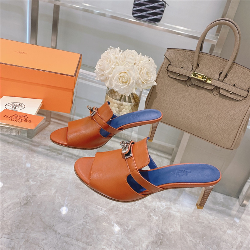 Hermes Sandals Dupe spring and summer new texture sandals