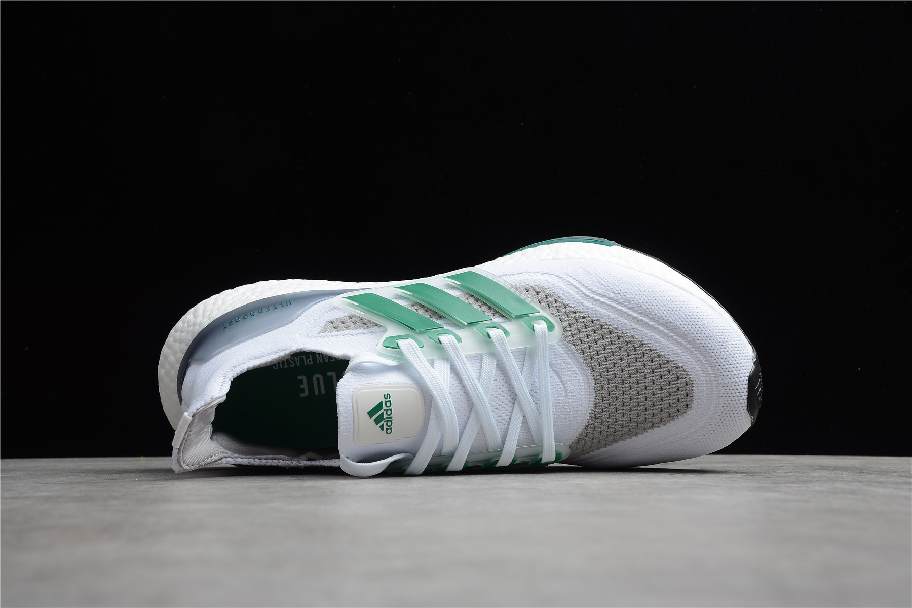 adidas Ultra Boost 21 White Sub Green FZ2326